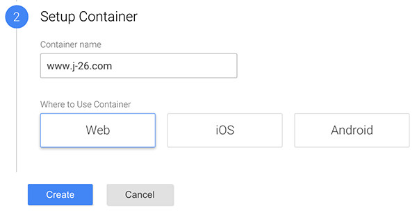 Give your account a container name